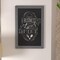Canterbury 20" x 30" Rustic Gray Wall Mount Magnetic Chalkboard Sign with Eraser, Hanging Wall Chalkboard Memo Board